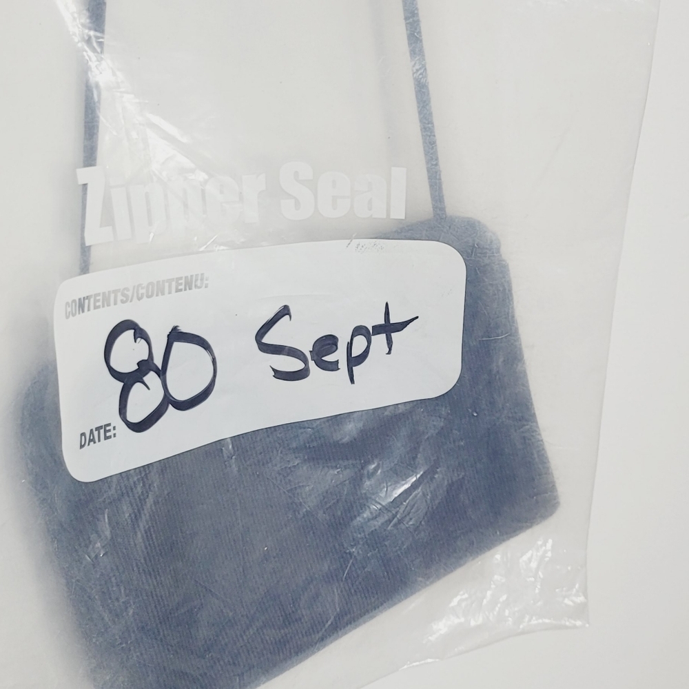 Goldco Vintage Blue Casual Cross Body Purse Shoulder Bag Zipper Conpartments - Picture 13 of 13